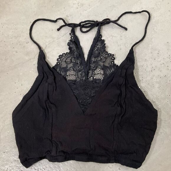 Free People Lace Halter Bralette - Picture 2 of 5